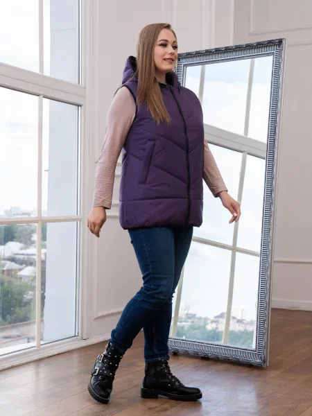 Жилет з утеплювачем UVENTUM бузковий