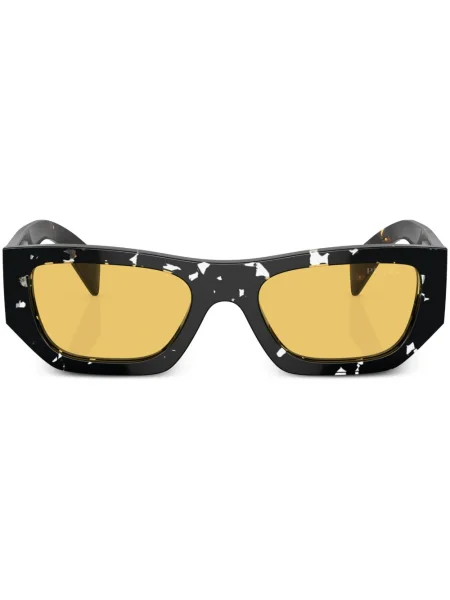Ochelari de soare Prada Eyewear cu imprimeu geometric negru
