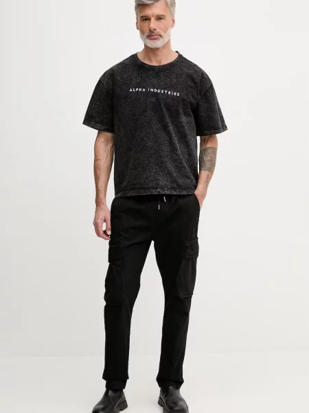 Футболка Alpha Industries с автографом