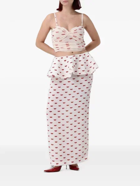 Top Fiorucci cu imagine roșu