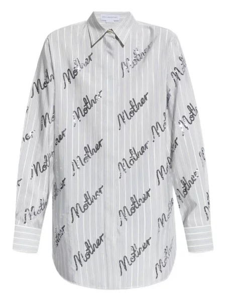 Koszula Stella Mccartney z cekinami w paski