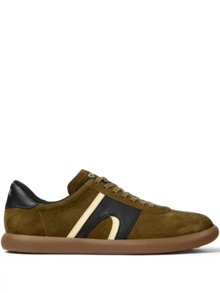 Sneakerși Camper cu dungi verde