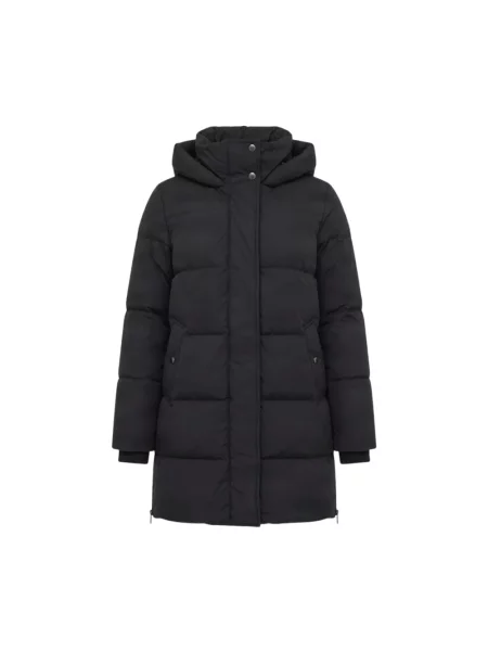 Długa kurtka puchowa Woolrich czarna