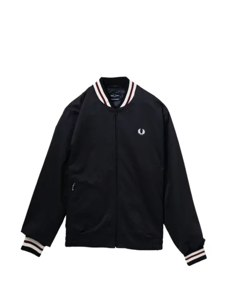 Geacă bomber Fred Perry cu broderie albastru
