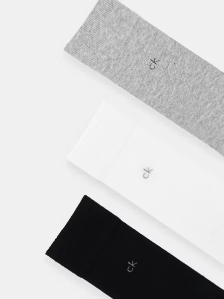 Calvin Klein ponožky pánske s bavlnou biela