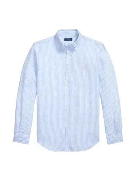 Koszula casualowa o kroju regular fit z czystego lnu Polo Ralph Lauren niebieska