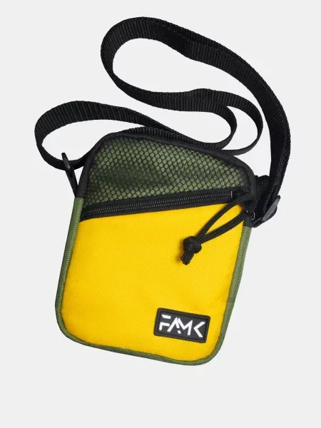 Сумка через плечо Famk желтая