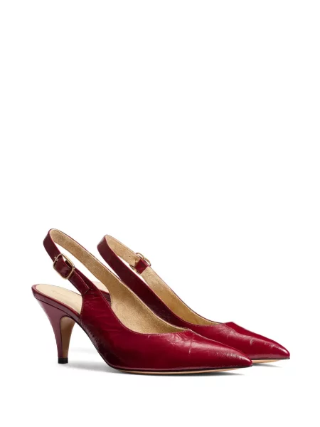 Pantofi cu toc Khaite slingback roșu