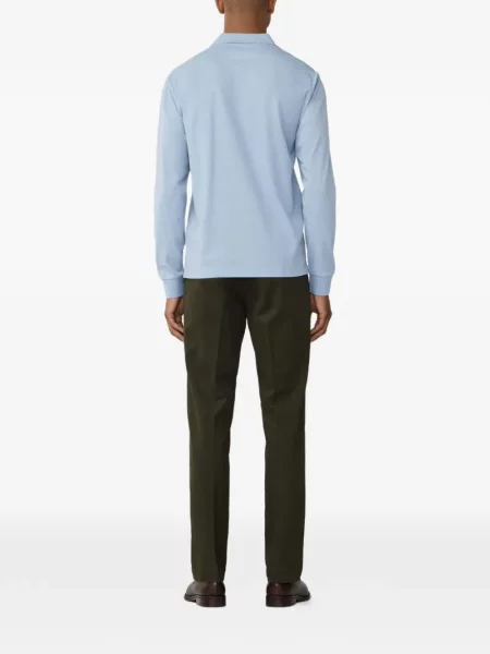 Lung tricou polo Hackett London albastru