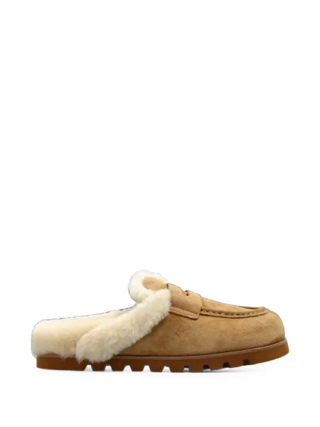 Papuci tip mules Naked Wolfe din piele de oaie
