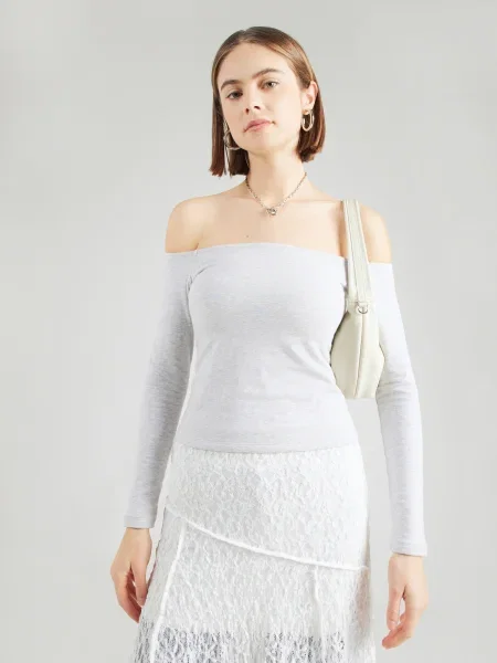 Abercrombie & Fitch Tricou deschis gri