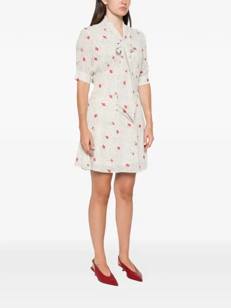 Rochie mini Mar De Margaritas cu funde cu model floral