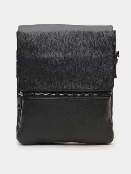 Borsa Leather Мессенджер Шкіра чорний