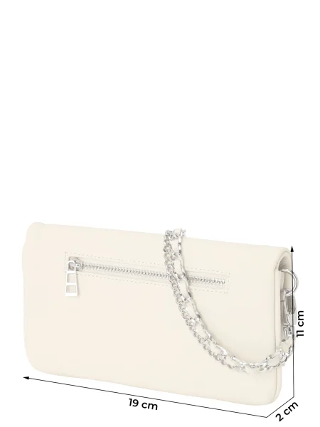 Zadig&Voltaire crossbody torba za žene od kože ROCK NANO GRAINED LEATHER bež