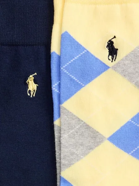 Πλισέ πουκάμισο Polo Ralph Lauren argyle μπλε