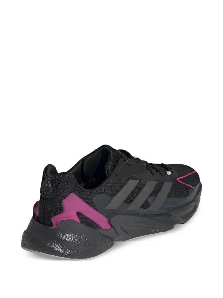 Pruhované trekkingové lněné tenisky Adidas UltraBoost šedé