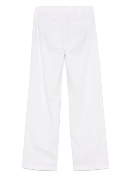 Pantaloni Eleventy alb