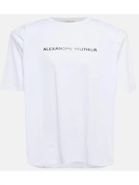 Top Alexandre Vauthier z dżerseju czarny