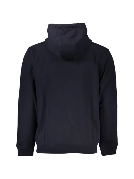 Hanorac cu glugă Tommy Hilfiger cu autograf albastru