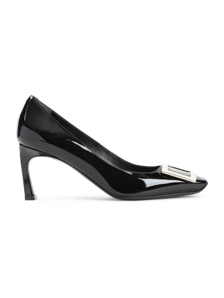Czółenka Roger Vivier skórzana czarna