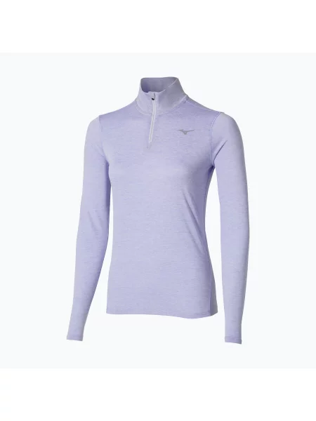 Спортивная кофта Mizuno на полумолнии синяя