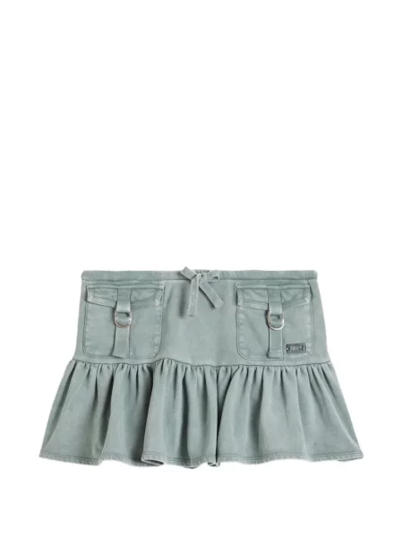 Fustă Juicy Couture cu volane verde