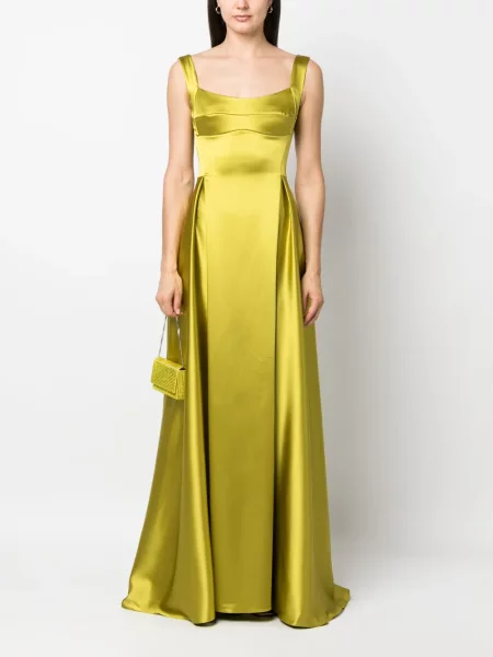 Rochie Atu Body Couture din satin verde