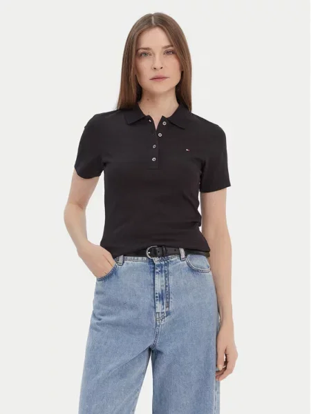 Tommy Hilfiger Polo czarny