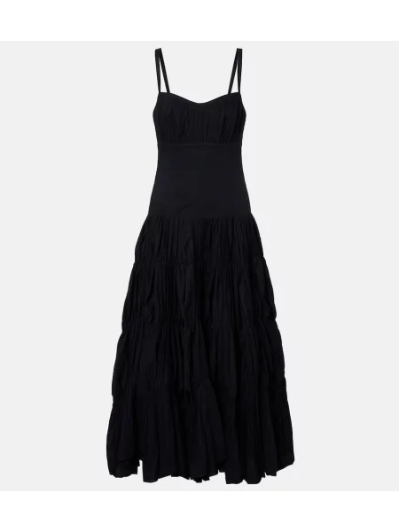 Maksi obleka Ulla Johnson črna