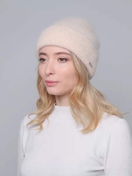 LuckyLOOK Шапка Комбінований верх бежевий