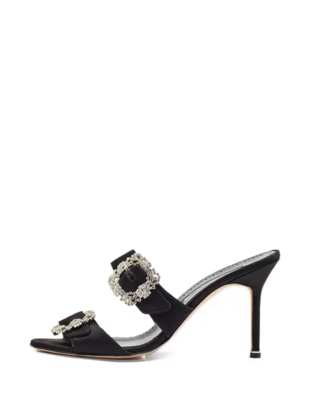 Sandále Manolo Blahnik čierna