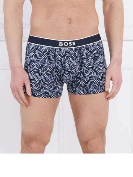 BOSS BLACK Chiloți boxer Trunk 24 Print negru