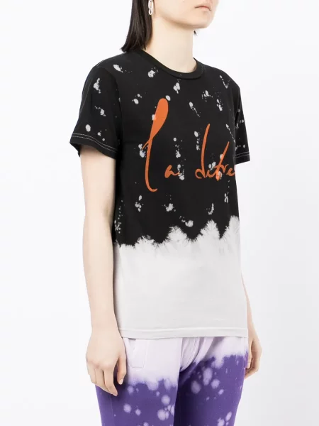 Koszulka La Detresse z nadrukiem czarna