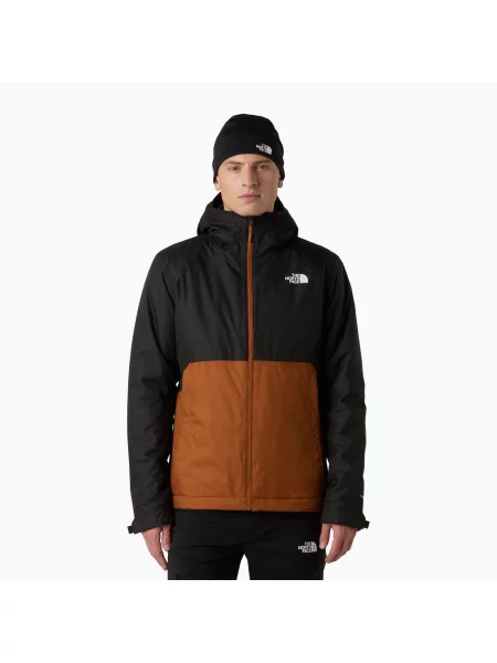 Мъжко пухено яке The North Face Millerton Insulated burnt umber/black черно