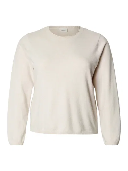 ONLY Carmakoma Pulover CARLOYAL deschis bej