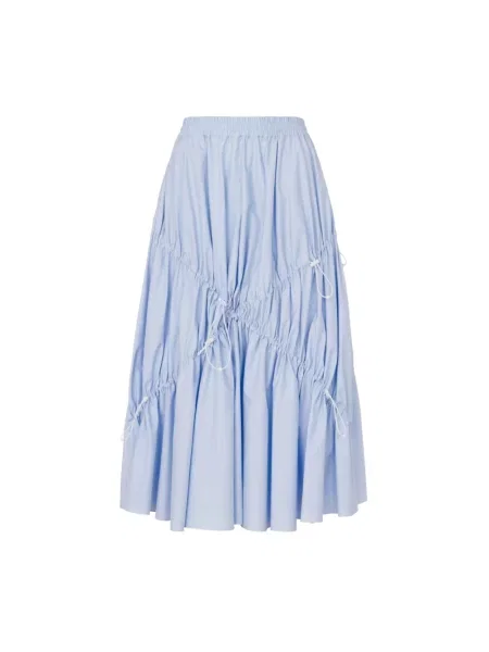 Spódnica midi Moschino niebieska
