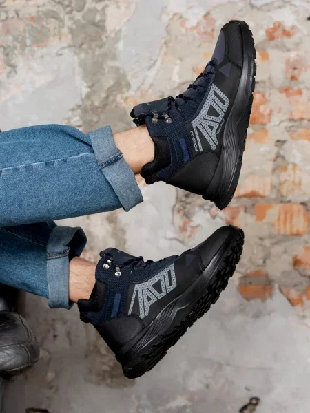 Черевики Forelli шкіра/текстиль синій