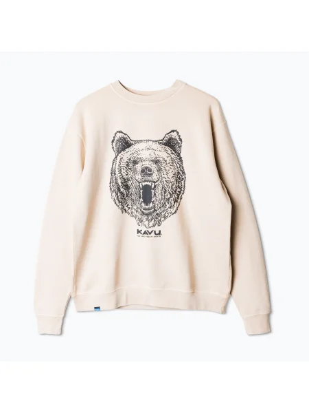 Olcsóbban. KAVU Core Crew férfi melegítőfelső ír krém. Méret: XL bézs