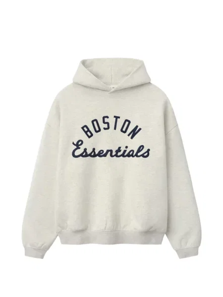 Hanorac cu glugă Fear Of God Essentials roșu