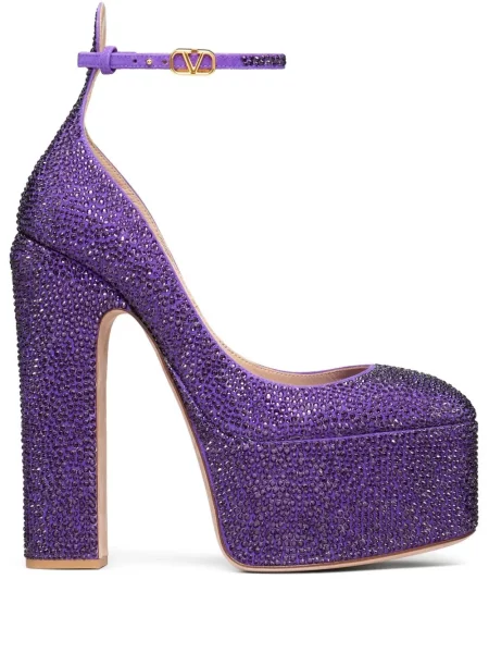 Pantofi cu toc Valentino Garavani violet
