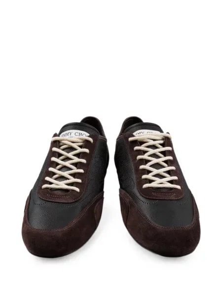 Sneakerși Jimmy Choo din piele negru