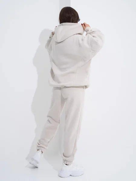 Спортивний костюм ISSA Plus комбінований верх бежевий