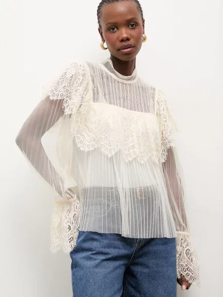 Bluză Answear.lab bej