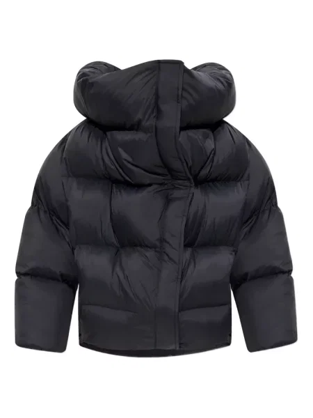 Matlasat geacă cu puf Balenciaga negru