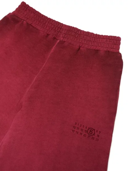 Dětské kalhoty Mm6 Maison Margiela červené