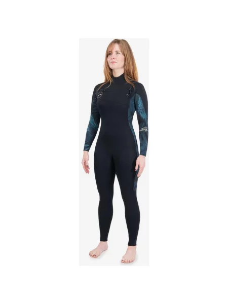 Kombinezon Dakine Quantum Chest Zip Full Suit mm w kolorze czarno-niebieskim 10 czarny