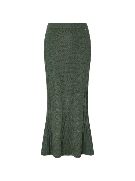 Fustă midi Liu Jo tricotate verde