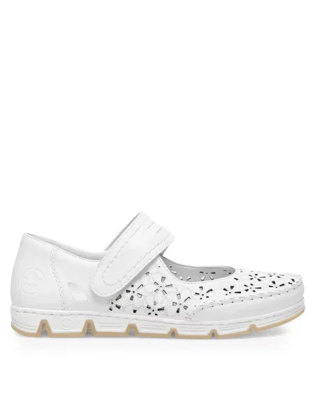Rieker Pantofi alb