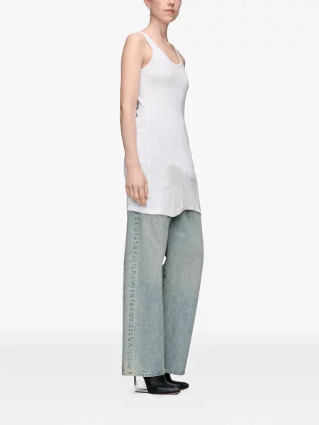 Top Maison Margiela transparente alb