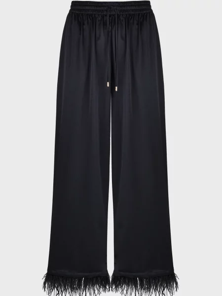 Шелковые брюки Marc&andre черные